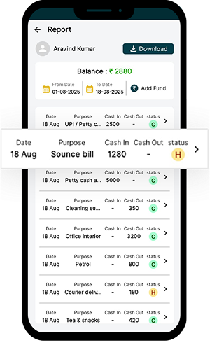 pettycash tracker